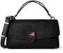 GUESS Patsie Top Handle Flap Bag Black zwart