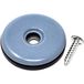 Adsamm PTFE-S-GR-38-100 PTFE-S-GR-38 100 x PTFE-glijders met schroef, grijs-blauw, Ø 38 mm