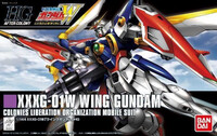 Bandai gundam: high grade - wing gundam 1:144 scale model kit