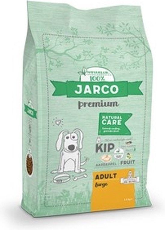 Jarco Dog Natural Large Adult Kip - Hondenvoer – 15 kg 26-45 Kg