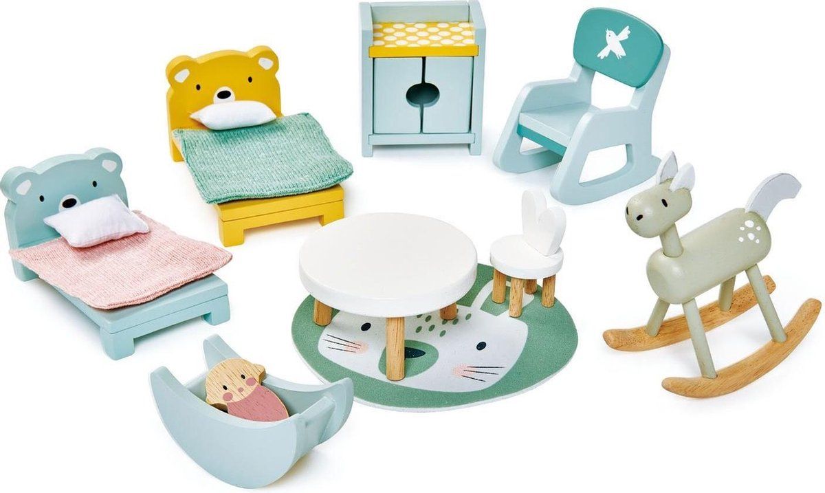 Tender Leaf Toys Meubeltjes Kinderkamer - Poppenhuis