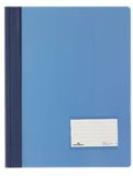 Durable 268006 Snelhechtmap semitransparant, blauw, verpakking van 25 stuks
