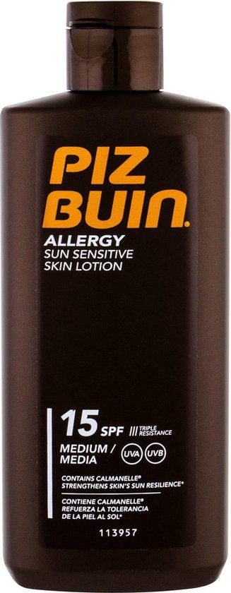 Piz Buin Allergy Sun Sensitive Skin Lotion SPF15 200ml