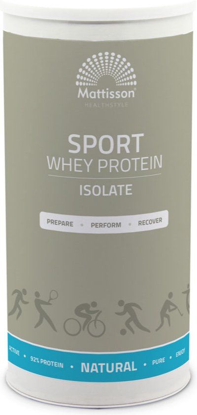 Mattisson Whey Protein Isolaat - Naturel - 500g - 93% Eiwit