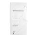 Simon Rack Beschermhoes voor Stelling, met Rits, 2000x1000x500 mm, Wit