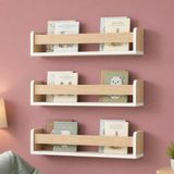 Merkloos Boekenplank - set van 3 - 58 cm breed - kinderkamer