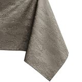 AmeliaHome Tafelkleed Vesta, lotuseffect, waterafstotend, linnenlook, Cappuccino, 140 x 340 cm