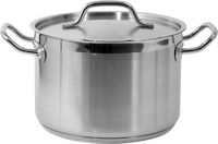 Yato Middelgrote Pan met Deksel 24x16 cm - 7,2L Inox