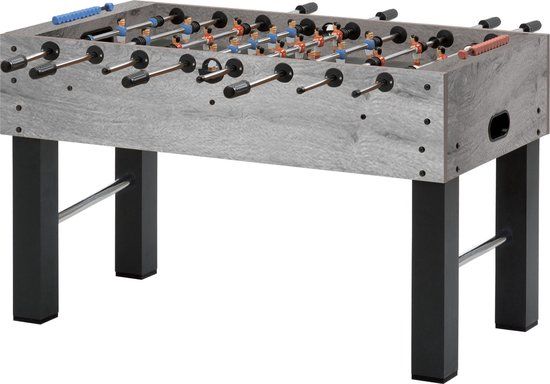 Garlando F-5 Voetbaltafel - Kickertafel - Hout - Voor kinderen en volwassenen - Grijs Eiken