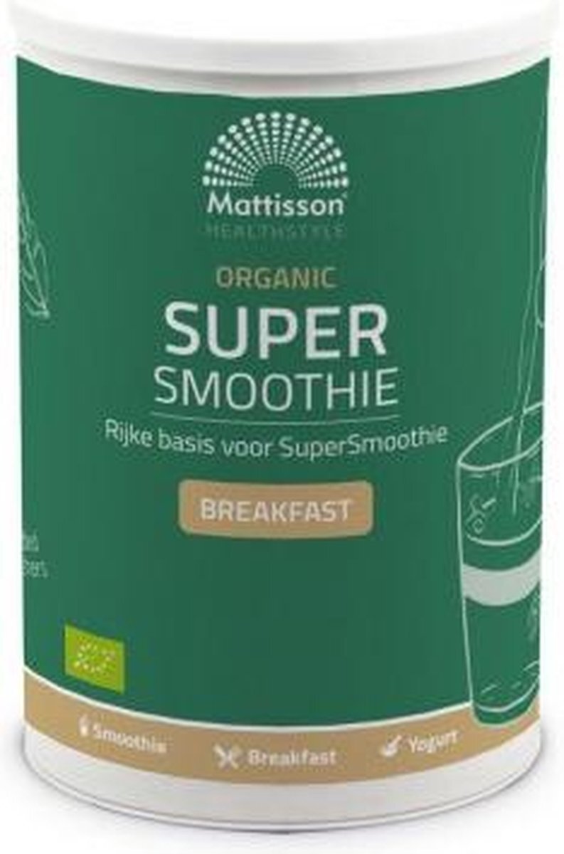 Mattisson Organic supersmoothie breakfast bio