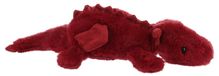 Peluche prune dragon - Rouge - 28 cm