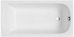 Badland CLASSIC SLIM ligbad 140 x 70 cm wit met styropor ombouw