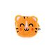 Mr. Wonderful Portemonnee met sleutelhanger, mini-notitieboek en stickervel - Tiger
