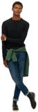 Superdry Classic Essential Henley Top Hommes Meteorite Black L