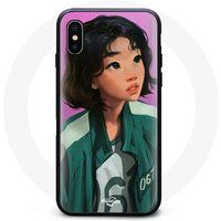 Maniacase Etui voor iPhone XS Max Inktvis spel Kang Sae Byeok Nr 067
