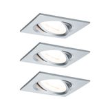 Paulmann Nova Plafondlamp - 650 Lumen - 2700K - Aluminium - Warm Wit - 93456