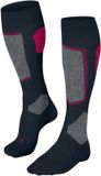 FALKE SK4 skisokken dames blauw - maat 41-42