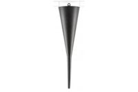 Högert Technik Werkplaatstrechter voor bedrijfsvloeistoffen, 115 mm diameter, 460 mm lengte, 1,1 l volume, polypropyleen