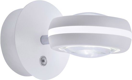 Trio WiZ Wandlamp - VISTA - dimbaar geïntegreerd LED - mat zwart - metaal - wit