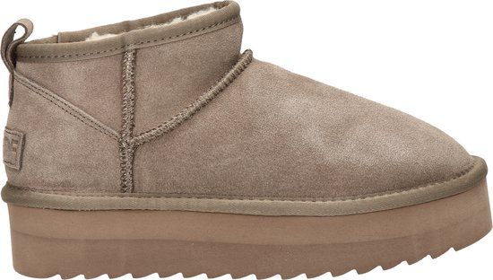 Colors of California Suéde Platform Laarzen - Taupe - Maat 36