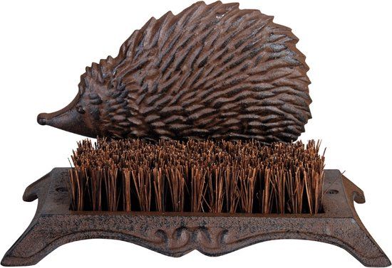 Esschert Design Automne Voetveger Egel - Bruin - Gietijzer/Kokosvezel - 1.62 kg - 8714982013126