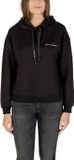 Armani Exchange Printed Hooded Sweatshirt with Long Sleeves Wo - Black