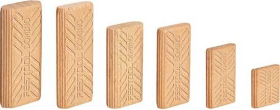 Festool Accessoires Festool Domino Deuvels Beuken D 8x50/100 BU - 100 Stuks