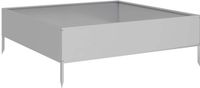 vidaXL - Verhoogde plantenbak - 100x100x33,5 cm - Gegalvaniseerd staal