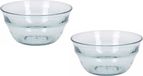 Merkloos / Sans marque Koopman International 12x Voordelige schalen transparant - kunststof schaaltjes - 3,6 liter - Chipsschalen/snoepschaaltjes