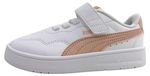 Puma Court Lally AC+ PS Sportschuhe Kinder Sneaker Klettschuh Weiß Freizeit