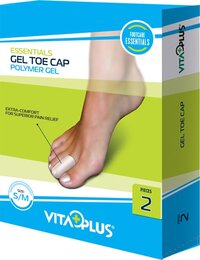 Vitaplus Essentials Gel Toe Cap Polymer Gel maat M/L 2ST