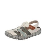 Rieker L0379 damespumps met riempjes, Beige