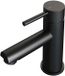 Brauer Black Carving Lage Opbouw Wastafelmengkraan Model A Mat Zwart