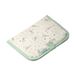 DE KLEINE PRINS Protection Health Button Cotton Green 17 x 23.5 x 1.5 cm