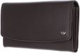 Golden Head Leren portemonnee Polo RFID Protect Damenbörse 2823 Dunkelbraun
