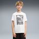 PUMA Functioneel shirt grijs gemêleerd / wit