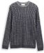 Tom Tailor Gebreide trui met kabelpatroon - Maat XXL - navy blue plated