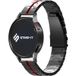 Strap-it Samsung Bracelet acier fer Samsung Galaxy Watch 46mm (noir/rouge)