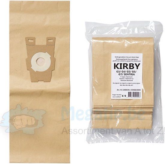 Merkloos 123schoon huismerk Kirby papieren stofzuigerzakken