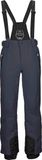 Killtec Heren functionele broek/skibroek met afneembare bandjes, randbescherming en sneeuwvanger - Enosh, zwart/blauw, M