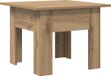 vidaXL Salontafel Artisan Eiken 55 x 55 x 42 cm Bewerkt Hout
