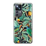 ERT GROUP mobiel telefoonhoesje voor Xiaomi 12T/12T pro/K50 Ultra origineel en officieel erkend Babaco patroon Flowers 058