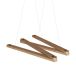 LEDatHOME - Zigh-Zagh, support plafond bois réglable pour lampes suspendues