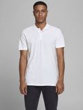 Jack & Jones JJEBASIC Polo Shirt - White - Size L - Cotton