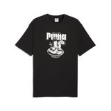 PUMA Shirt 'Breakfast' zwart / wit