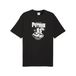 PUMA Shirt 'Breakfast' zwart / wit