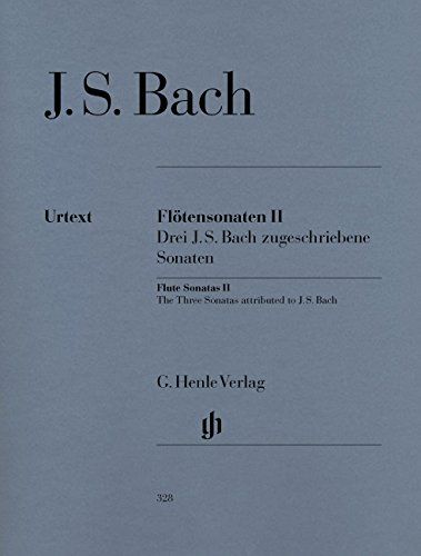G. Henle Verlag fluitnsonaten 2 J.S. Bach, fluit en Contiuno - Verzamelingen