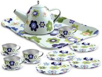 Giros Theeset met 15 accessoires transparant kinderen
