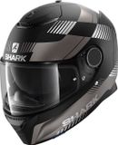 Shark SPARTAN 1.2 STRAD Motorhelm integraalhelm Mat Zwart Antraciet Zilver - Maat XXL