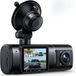 Dashcam sans marque - Résolution vidéo 4K - Angle de vision 170° - Mode nuit - GPS - Noir